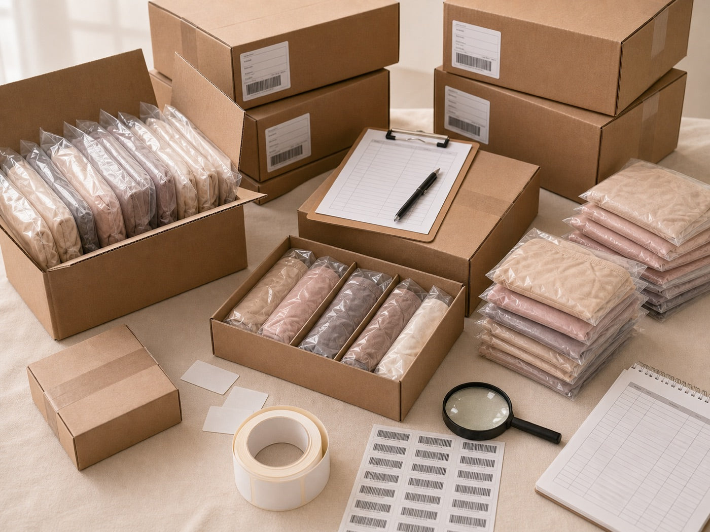 Carton marks and pre-shipment QC checklist